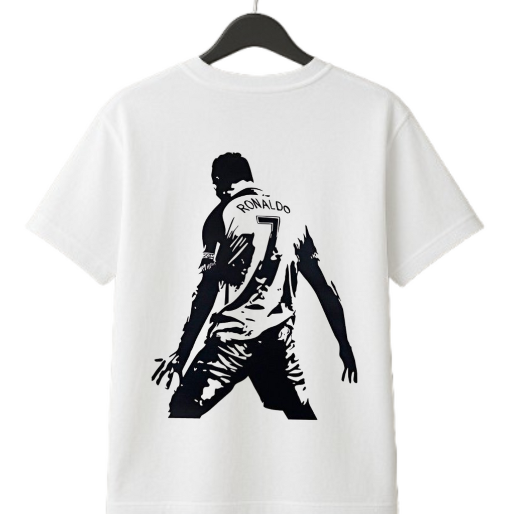 Unisex white Cr7 Celebration T-shirt